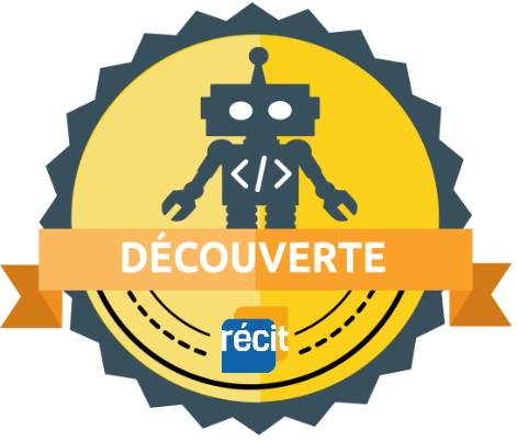Badge de découverte en robotique