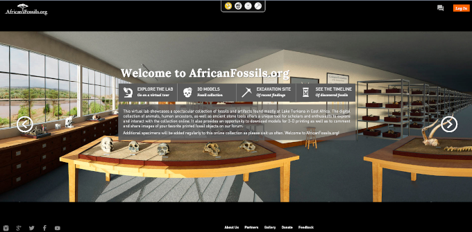 Page d'accueil African Fossils