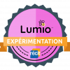 Badge Expérimentation Lumio