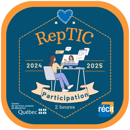 Image de cours - Participation - Soirées des RepTIC 2024-2025