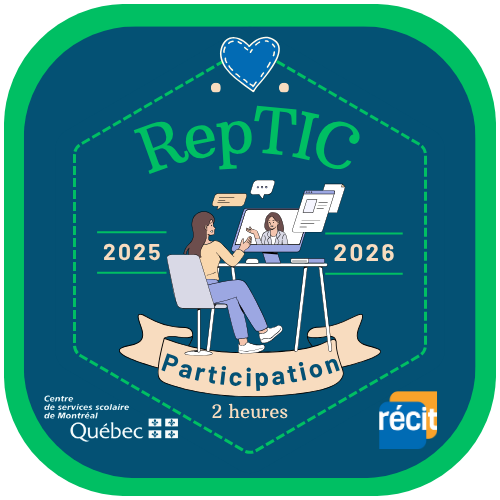 Image de cours - Participation - Soirées des RepTIC 2025-2026