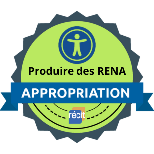 Badge appropriation Produire des documents accessibles