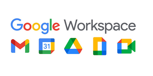Logo de Google Workspace et logo des applications