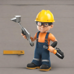 Image d'un ouvrier avec des outils