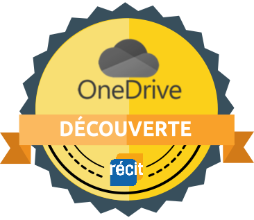 image badge découverte OneDrive