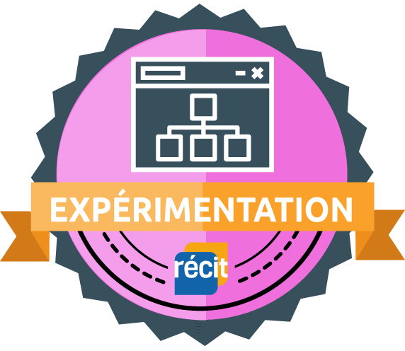 Badge « Expérimentation »