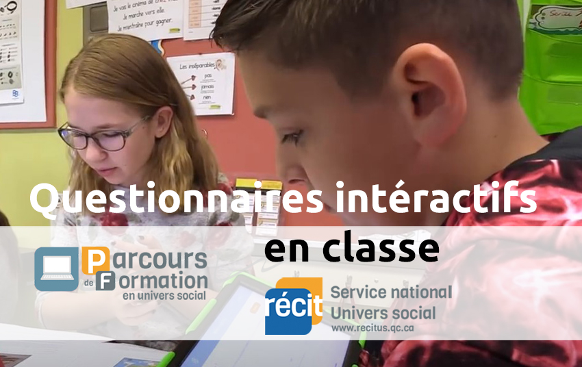 Image de cours - Utiliser les questionnaires interactifs en classe