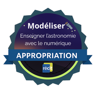 Badge appropriation Astronomie