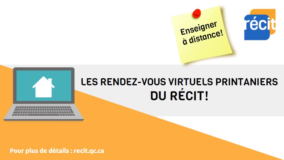 Image de cours - RV virtuels printanier 2020 du RÉCIT