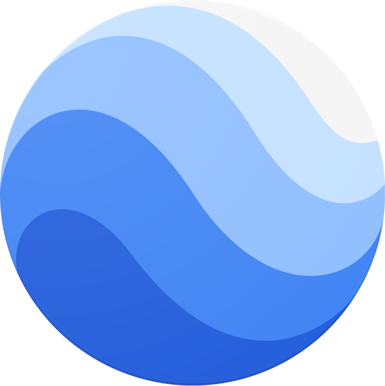 Logo de Google Earth.