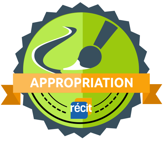 Badge « Appropriation »