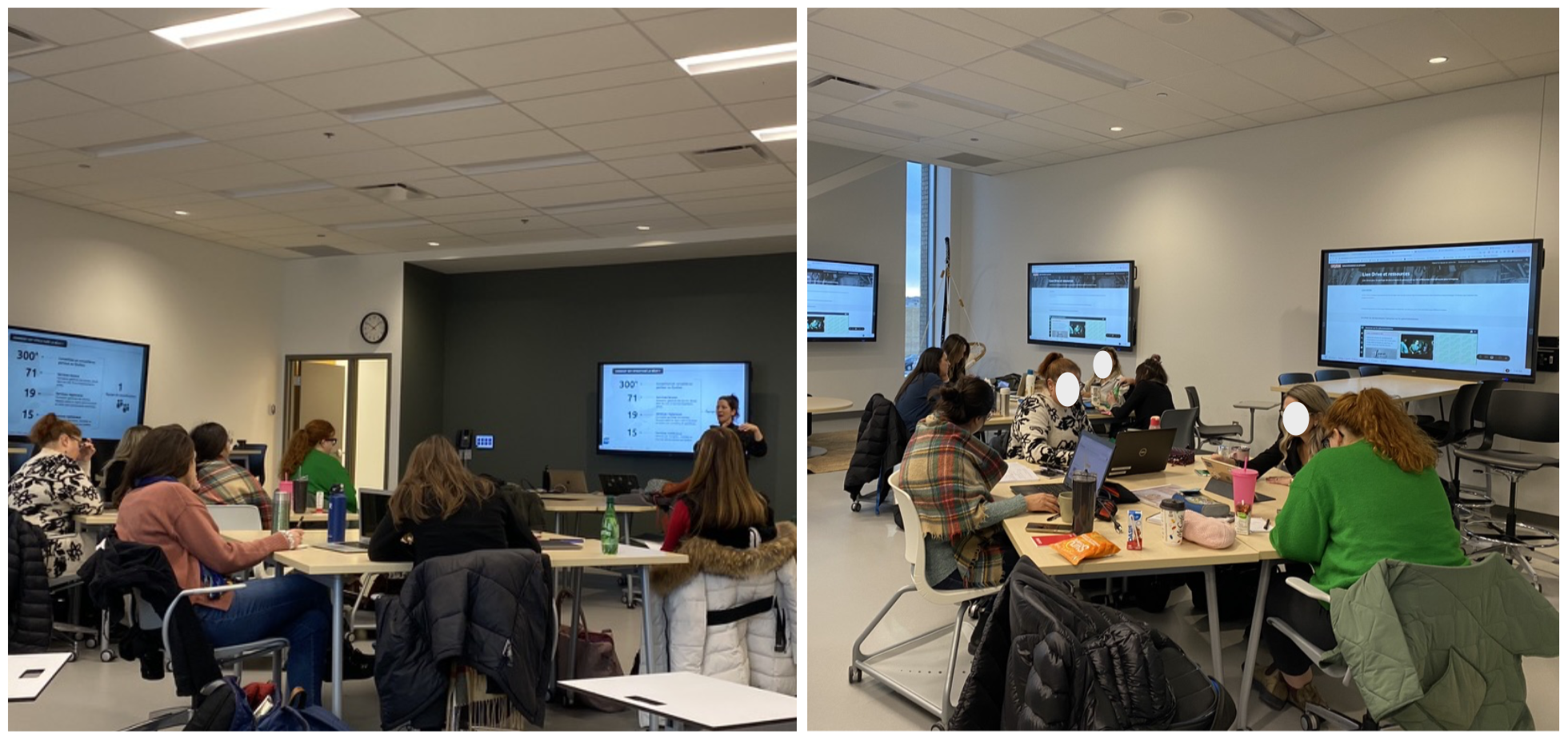 Enseignantes en action