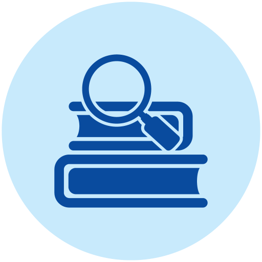 Image d'un livre et de la loupe