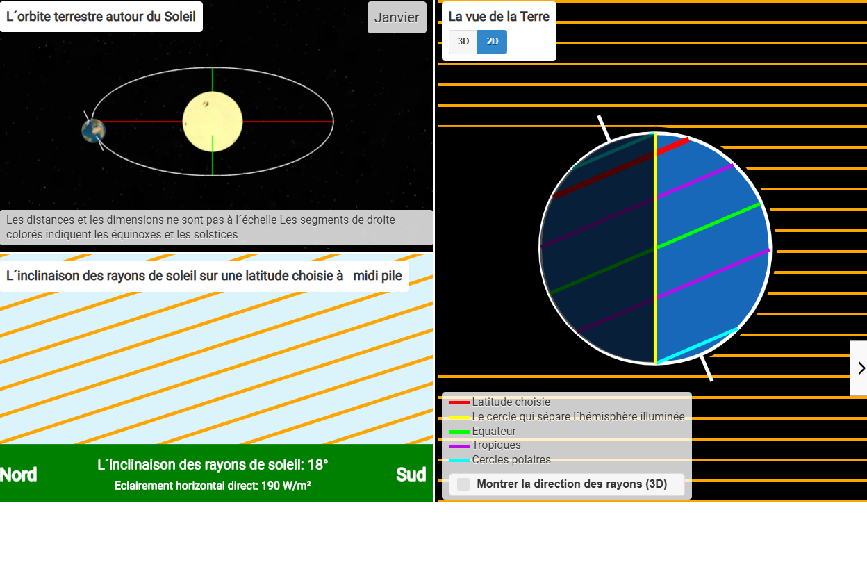 Image de l'interface
