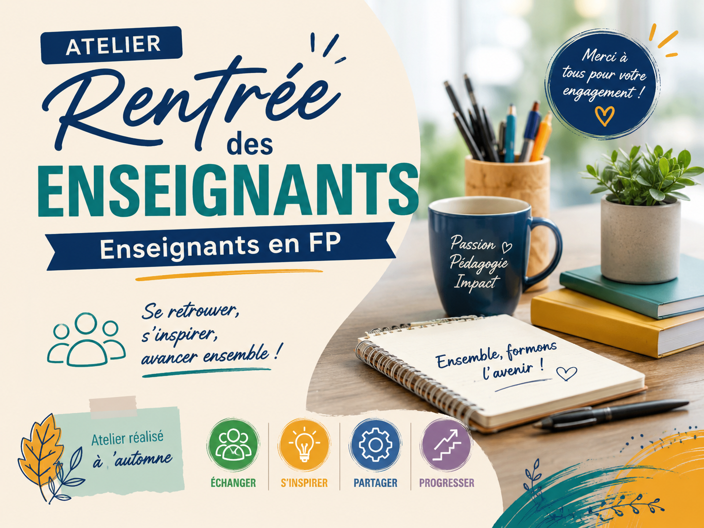 Image de cours - La rentrée des enseignants et des enseignantes en FP 2025