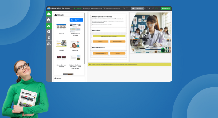Image de cours - Du beau, vite fait et bien fait pour Moodle grâce à l’IA et l’éditeur Bootstrap