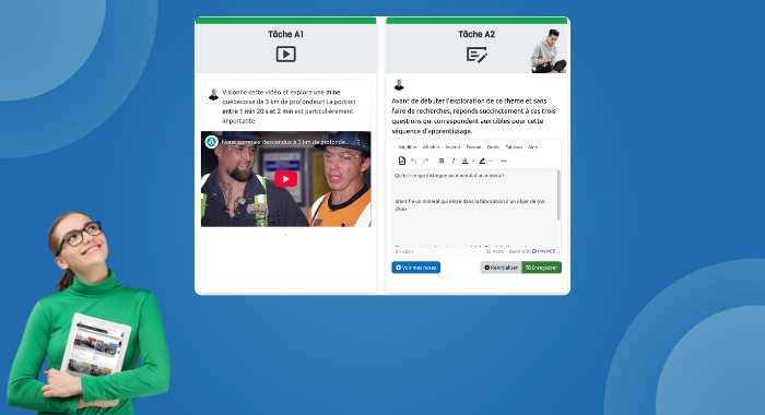 Image de cours - Suivi des apprentissages grâce au Cahier de traces et Moodle