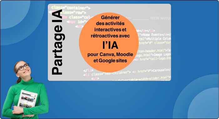 Image de cours - Création d’activités interactives et rétroactives avec l’IA