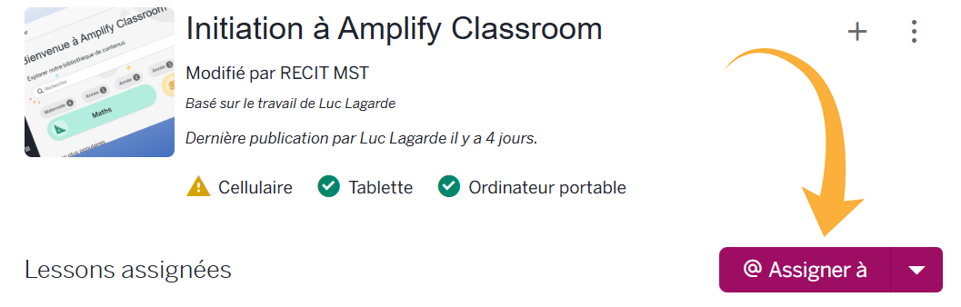 Assigner à