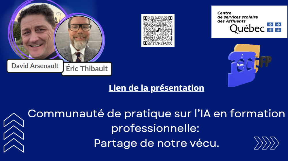 Image de cours - Partage d'une recette gagnante de l'implantation d'une communauté de pratique en IA.