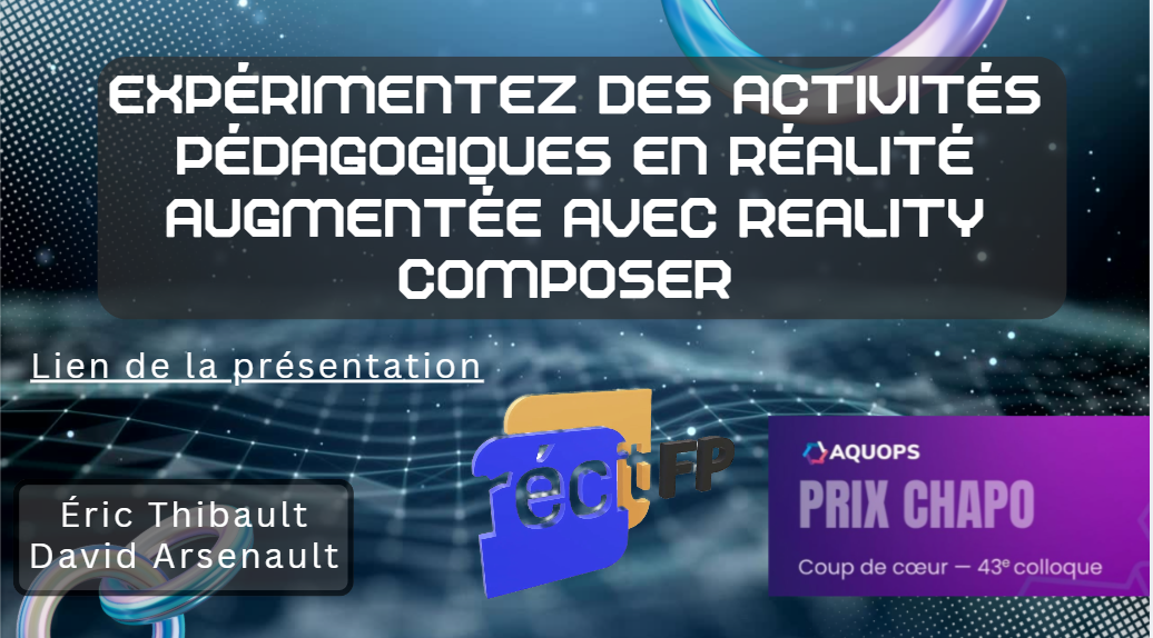 Image de cours - Expérimentez des activités pédagogiques en réalité augmentée avec Reality Composer