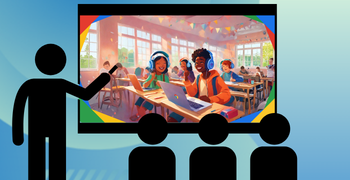 Image de cours - Chromebook en classe de musique