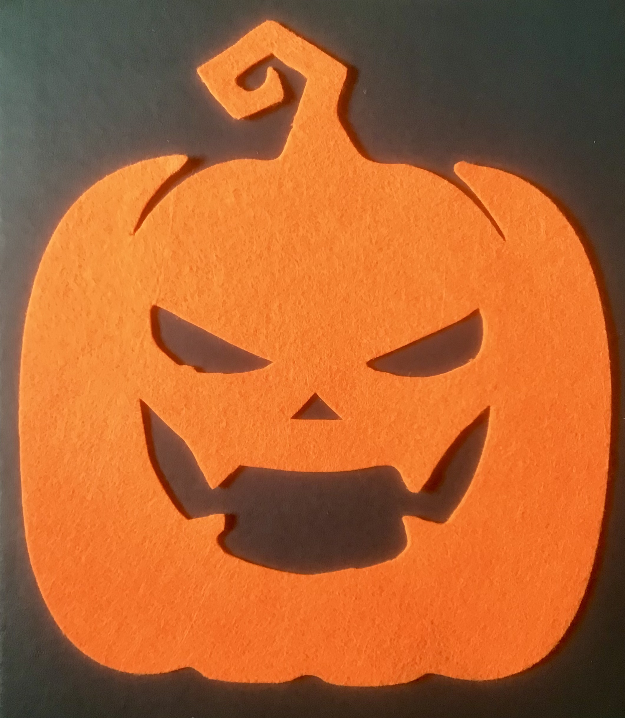 Im age d'une citrouille en feut