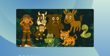 Image de cours - Présentation du nouveau canevas « Les animaux en folie »