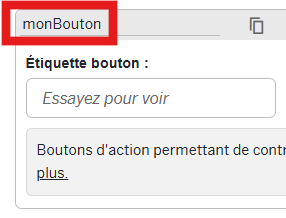 Nom du bouton