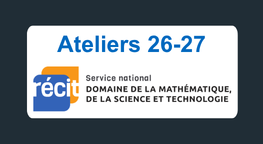 Image de cours - Formations 26-27 du RÉCIT MST