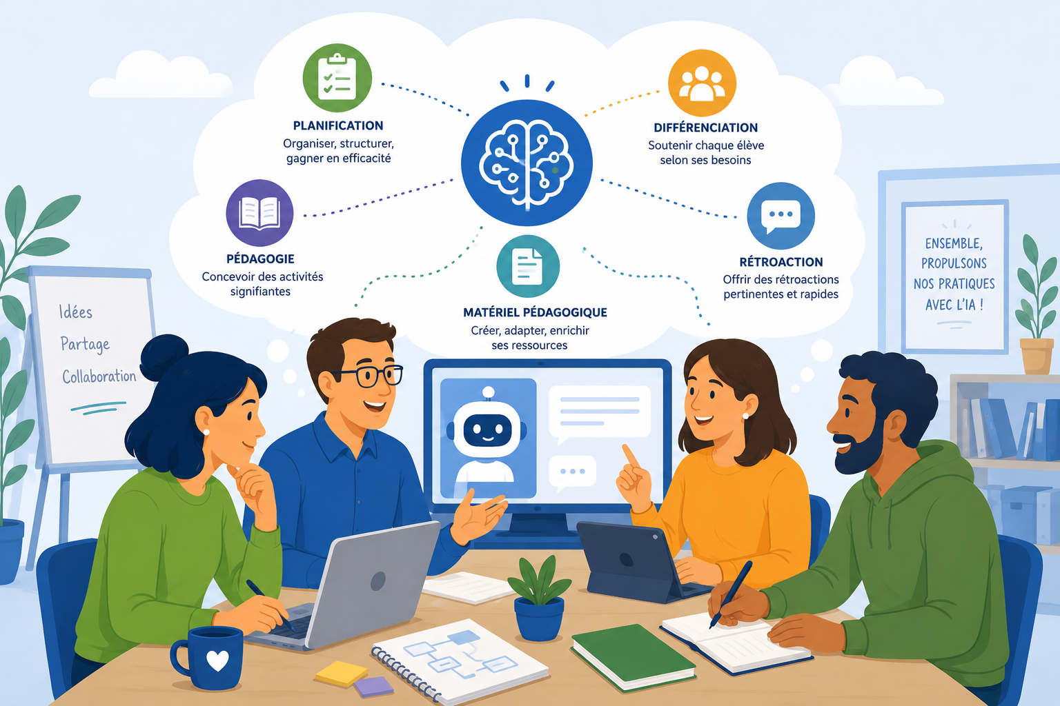 Image de cours - Utiliser l'IAg pour soutenir l'enseignement en formation professionnelle