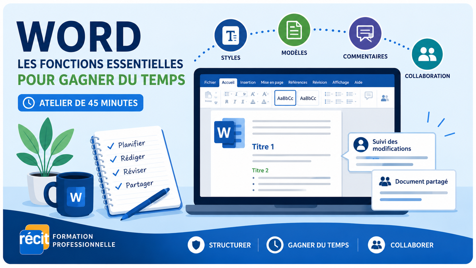 Image de cours - Word : les fonctions essentielles pour gagner du temps