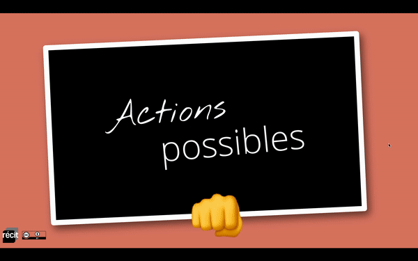 Actions possibles