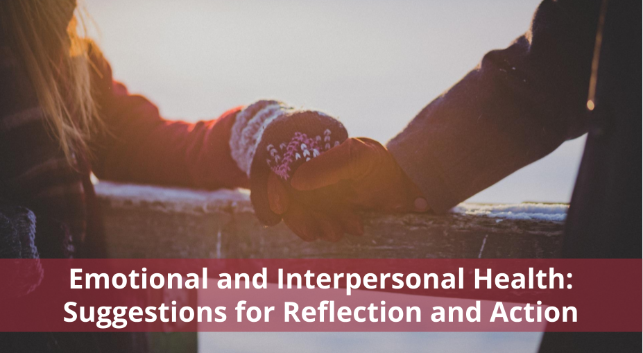 Image de cours - Emotional and Interpersonal Health: Suggestions for Reflection and Action  