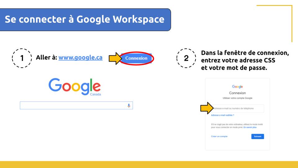 Connexion à Google Workspace